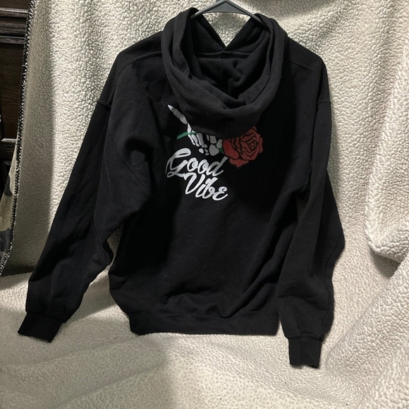Good vibes mens Hoodie size m - Picture 4 of 6
